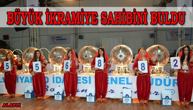 ALAPLI'DA MİLLİ PİYANGO HEYECANI
