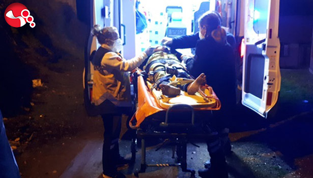 İkinci kattan atladı