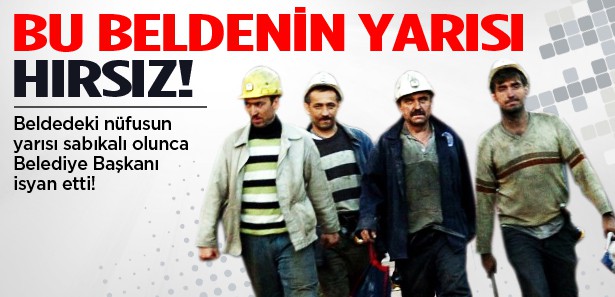 BELDENİN YARISI HIRSIZLIKTAN SABIKALI!