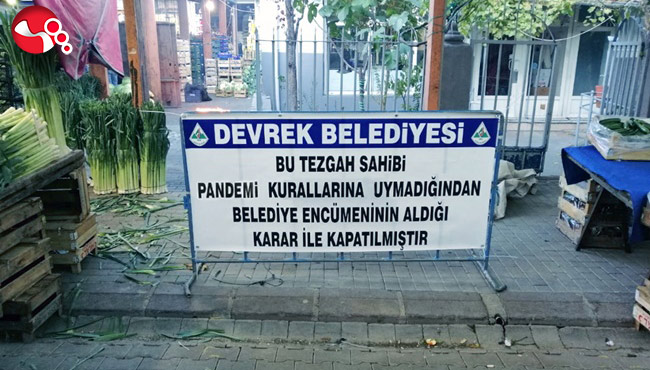 2 esnafa kapatma cezası uygulandı