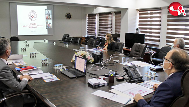 Kadına Yönelik Şiddetle Mücadele İzleme, Değerlendirme Toplantısı yapıldı