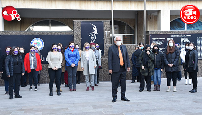 Kdz. Ereğli Belediyesi, ‘KADINA ŞİDDETE HAYIR’ dedi