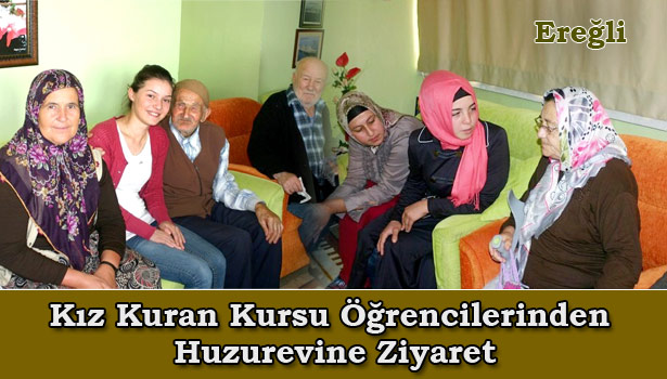 ÖĞRENCİLERDEN HUZUREVİNE ZİYARET