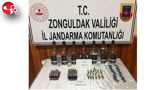 Jandarmadan Etil Alkol Operasyonu... 1 gözaltı