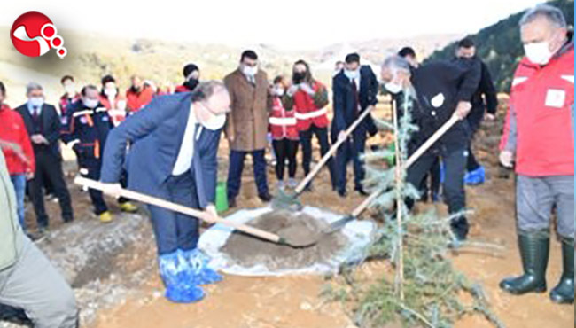 İzmir Depreminde hayatını kaybeden116 kişi anısına fidan dikimi...