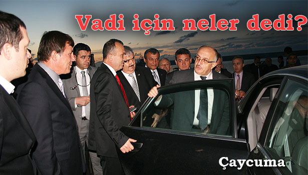 BAKAN YARDIMCISI BAŞ, ÇAYCUMA'DA İNCELEMELERDE BULUNDU