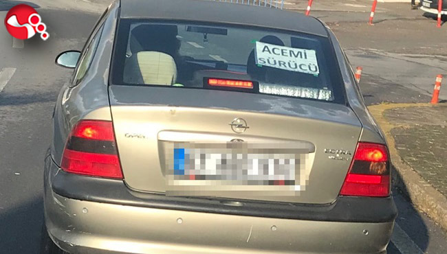 Diğer sürücüleri bu yazıyla uyarıyor!..