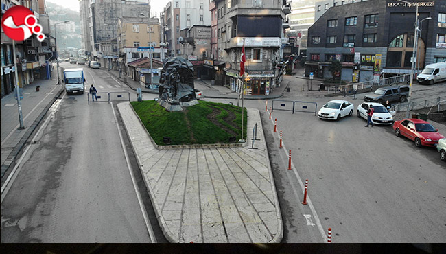 Vakaların arttığı Zonguldak’ta sessizlik hakim