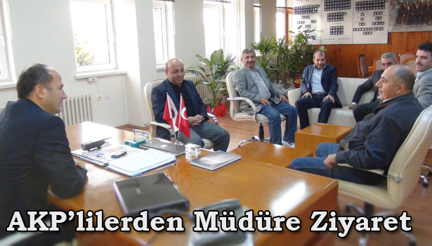 AK PARTİ'DEN EMNİYET MÜDÜRÜ KOÇAK'A ZİYARET