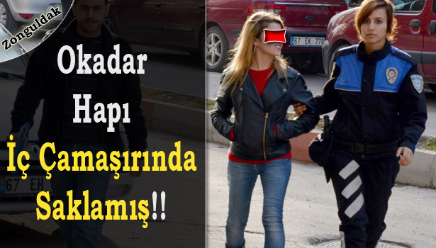 İÇ ÇAMAŞIRINDA 100 ADET ECSTASY HAP ÇIKTI