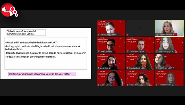 Tıp Öğrencilerinden AIDS farkındalık etkinliği