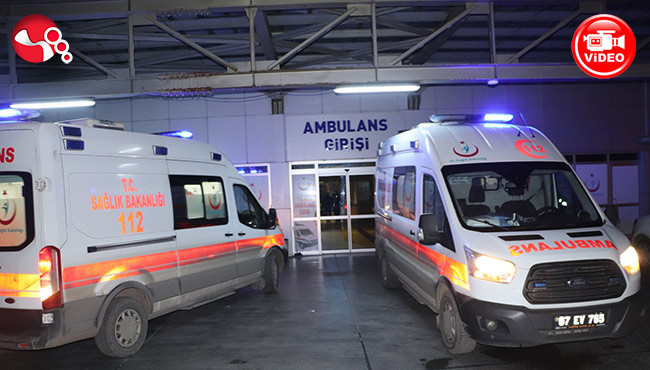 Toplam 5 kişi hastanelik oldu