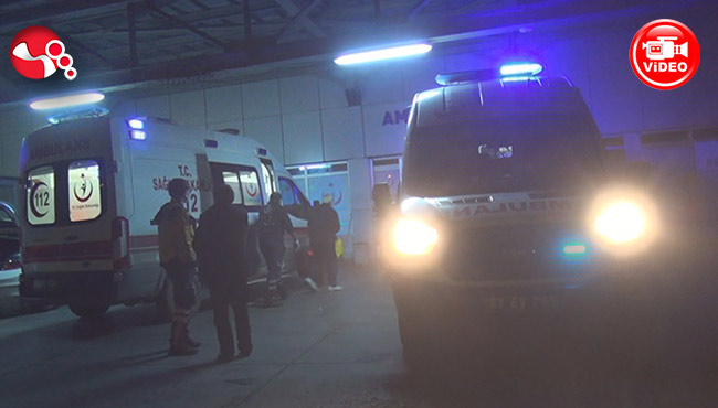 Yaşlı karı koca hastaneye kaldırıldı!...