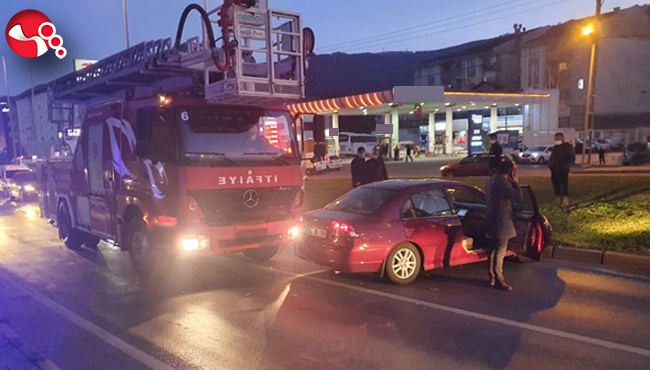 Seyir halindeyken ters döndü!..