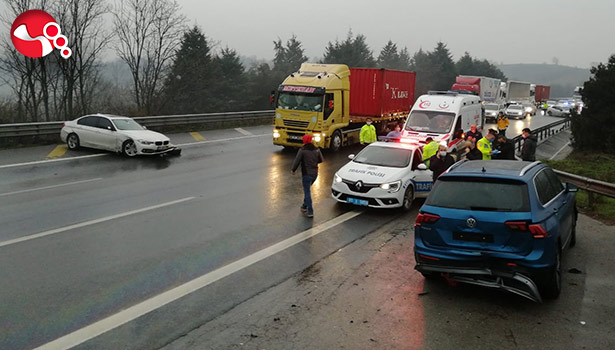 TEM Otoyolu kapandı