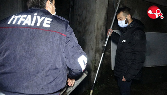 Esnafın dikkatiyle kurtuldu