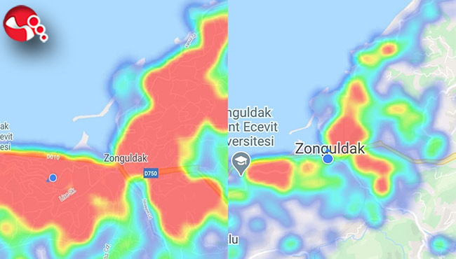 Zonguldak'ta harita normale dönüyor