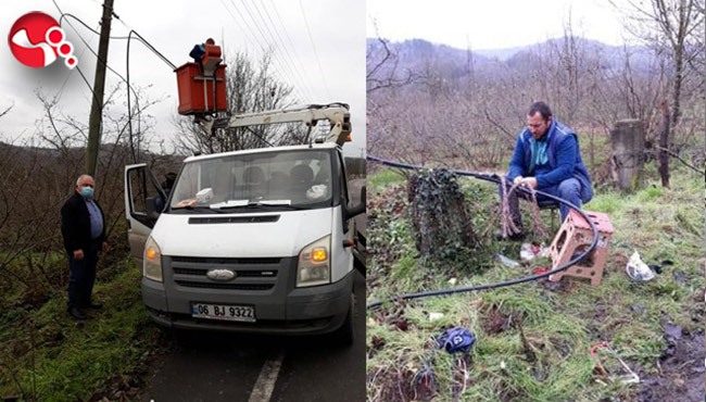 Telefon kablolarını çalmışlardı...