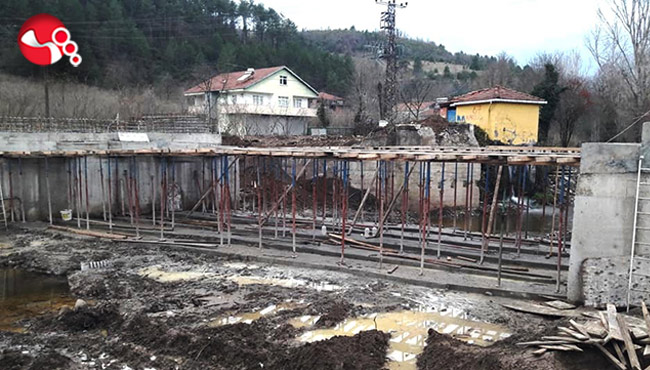 Köprü yapımında sona yaklaşıldı...