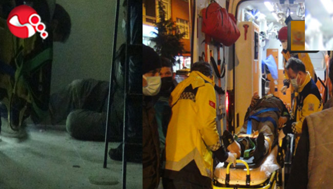 İşçi merdivenlerden düştü!..