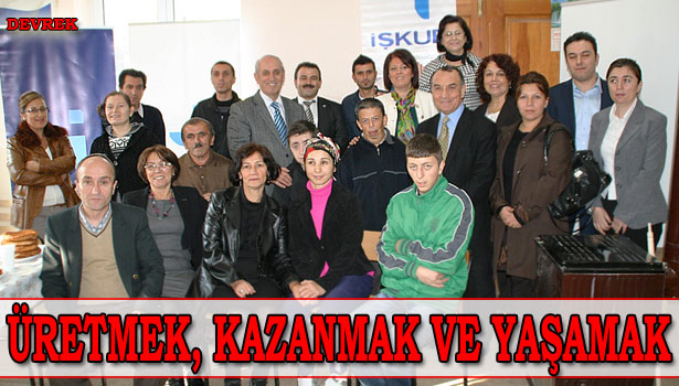 DEVREK'TE ENGELLİLER İÇİN BASTON VE AHŞAP BOYAMA KURSU