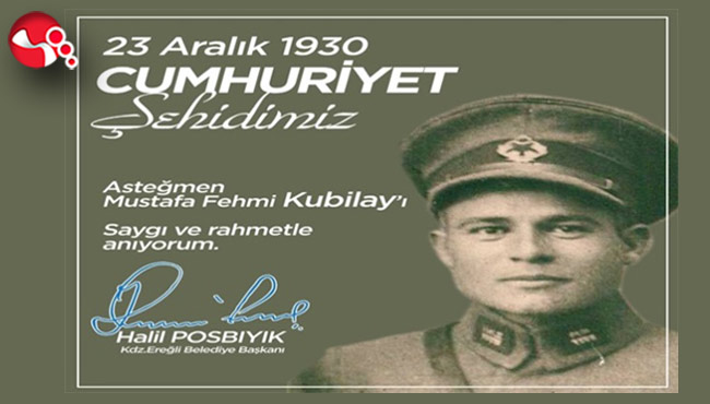 Başkan Posbıyık Devrim Şehidimiz Kubilay’ı andı!