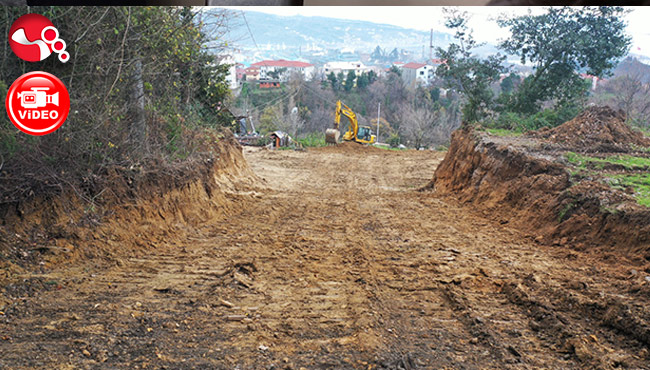 Yeni yol çalışmaları başladı...