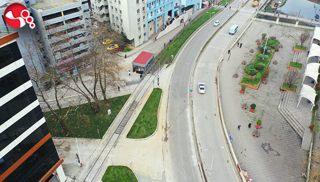 Araç trafiğine açıldı