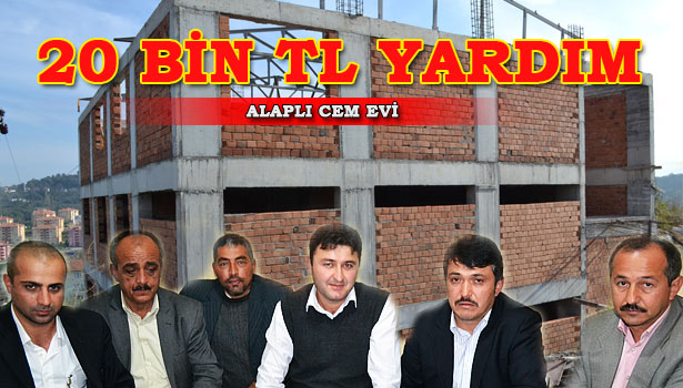 DERNEK ÜYELERİNDEN 20 BİN LİRA YARDIM