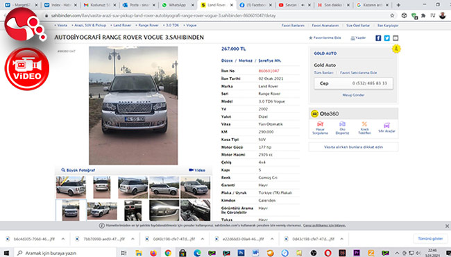 Satışa koyduğu aracıyla tarlaya uçtu!!!