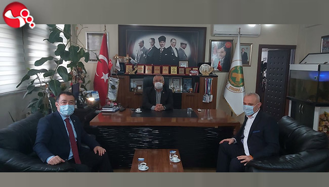 Başkan Başol, Çaydeğirmeni ve Gelik Belediye Başkanları ile buluştu