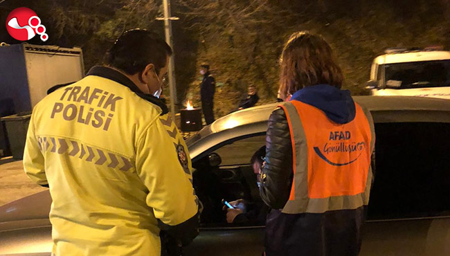 AFAD gönüllülerinden denetim