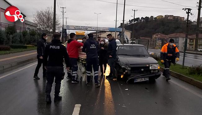 Köpeğe çarptı... Bu hale geldi..