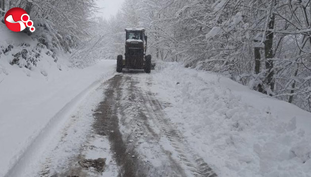 Kapanan köy yolları için çalışmalar başladı