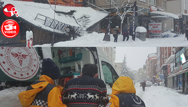 Tabela düştü!Vatandaş altında kaldı!!!