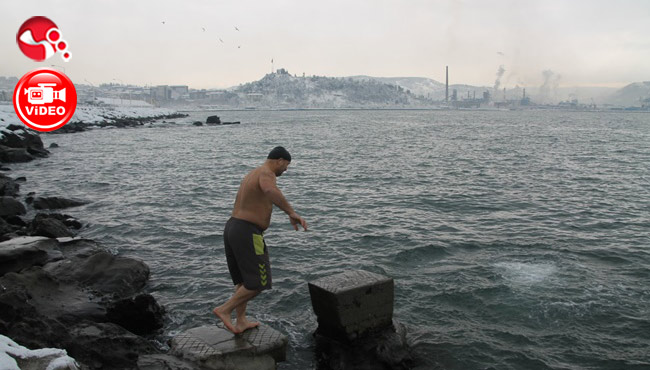 -4 derecede denize girdiler…