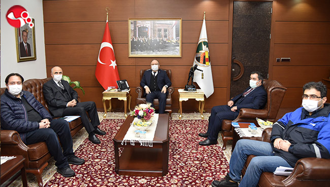 Vali Mustafa Tutulmaz’a brifing verdiler...