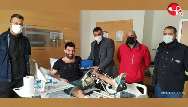 Türk Metal'den Geçmiş Olsun ziyareti