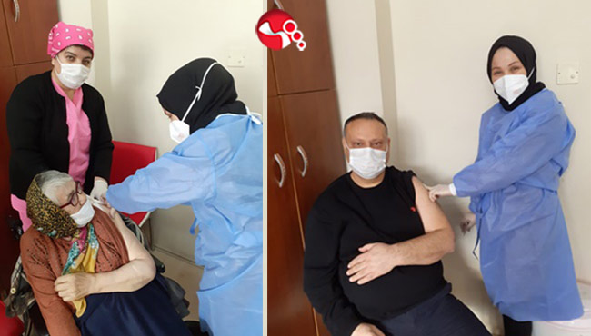 Huzurevi KoronaVac aşısı oluyor!..