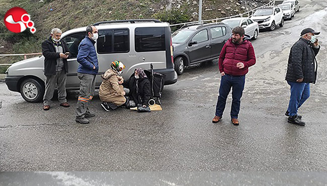 Yayaya otomobil çarptı!!!