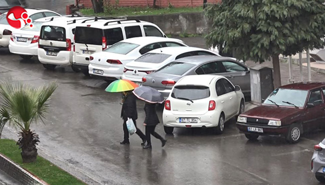 Yağmur ve rüzgar etkili oldu