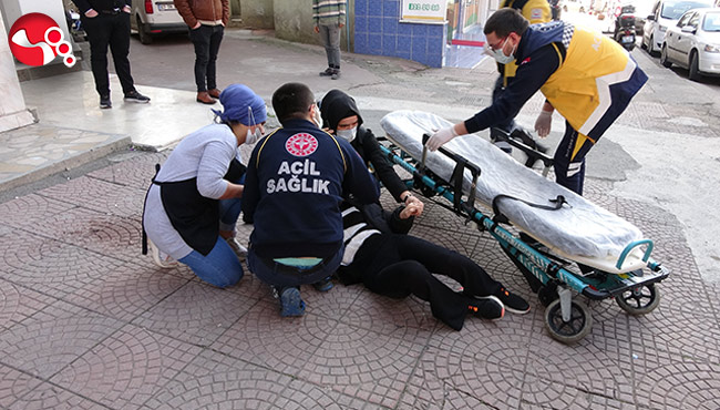 Kalbinde sıkışma olduğunu söyleyen genç kız bayıldı