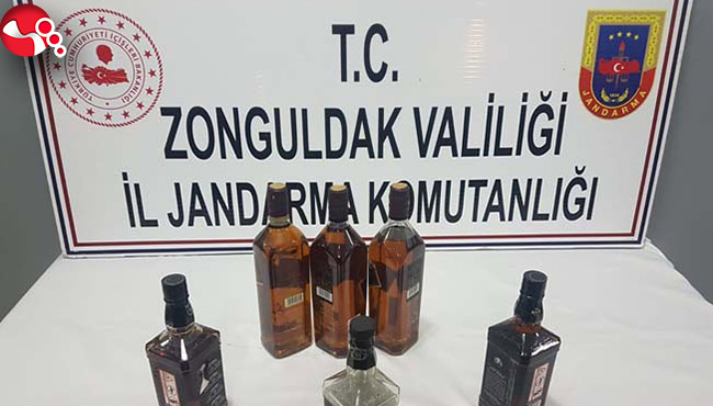 Kaçak alkol ele geçirildi