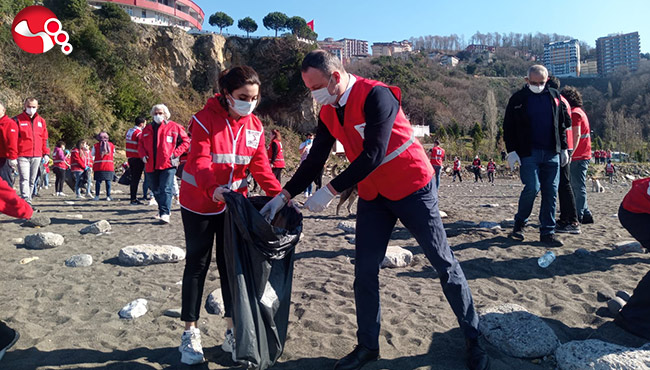 Sahilden çıkanlar şaşkına çevirdi