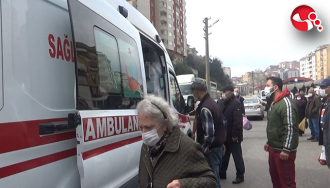 Pazaryerinde yaşandı!Bebek hastaneye kaldırıldı!!!