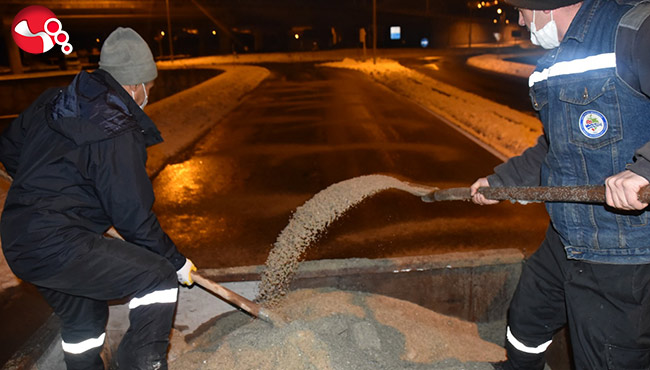 Buzlanmaya karşı tuzlama…