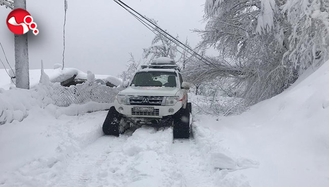 Paletli ambulansla yetiştirdiler