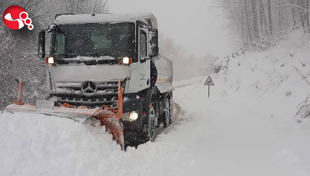 Köy yollarının tamamı ulaşıma açıldı
