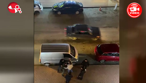 Sokak ortasında kavga kameralara yansıdı!..