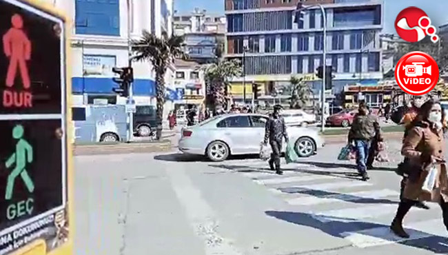 Yayalar kırmızı ışıkta geçerse...